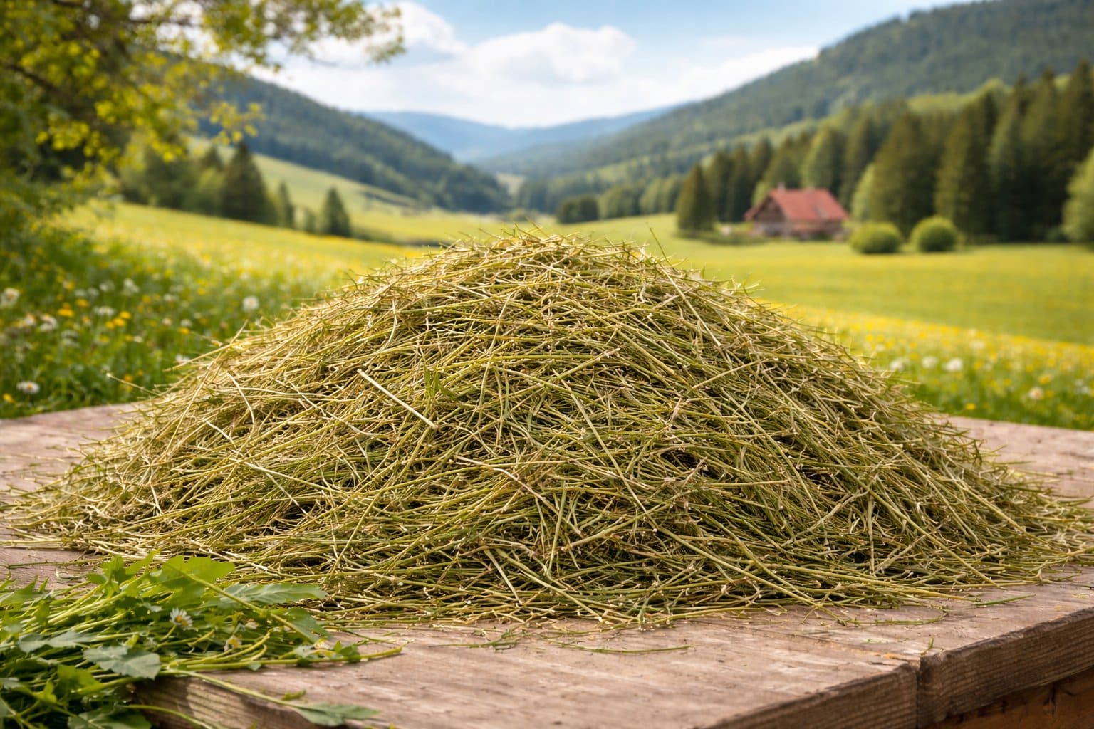 Basisvoeding Duits kruidenhooi - BramsRabbits