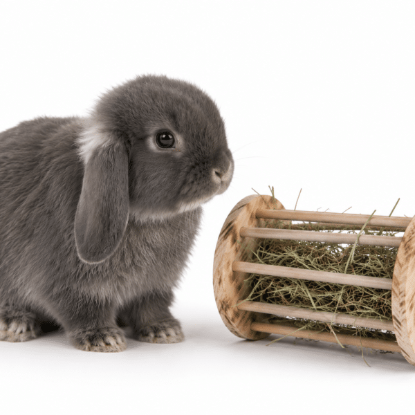 Houten Hooiruif met Deksel